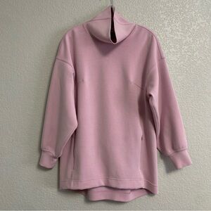 Lululemon Top Womens 6 Modal Blend Turtleneck Tunic Pink Peony